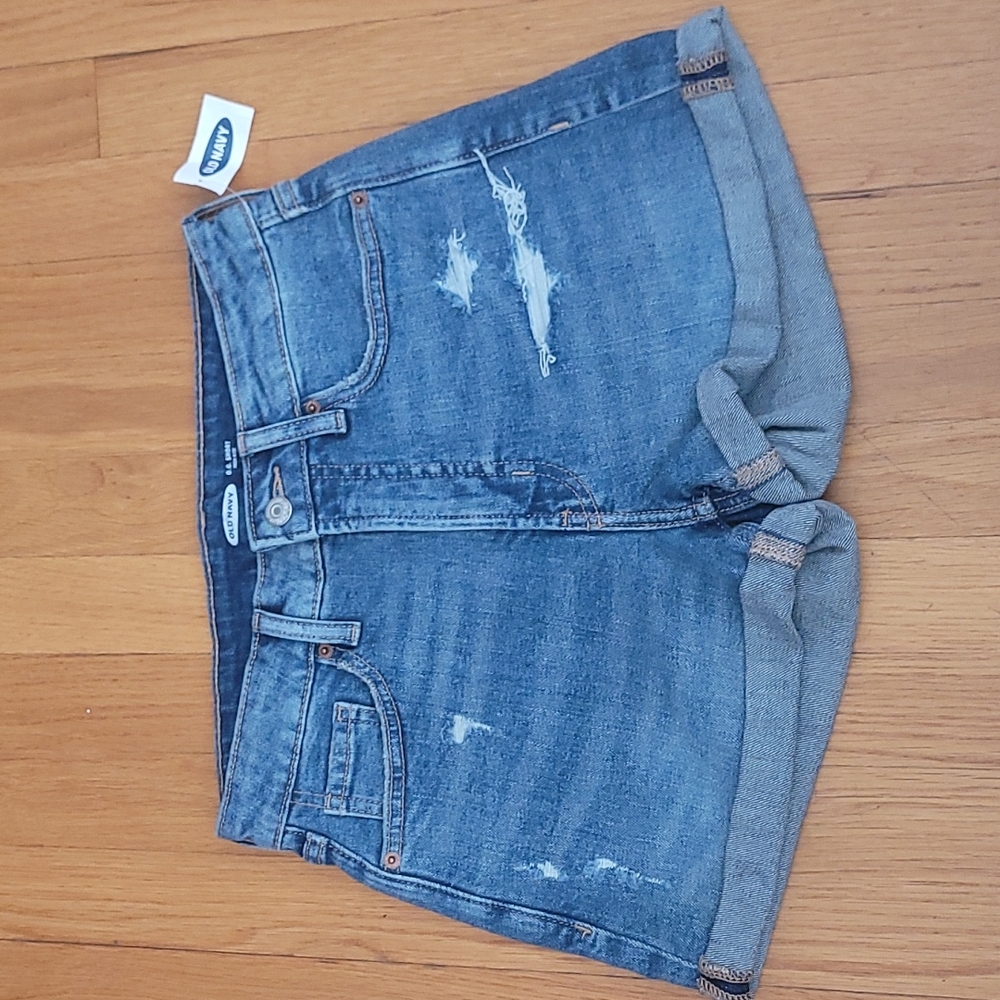 Old Navy High-waist Ripped Jean Shorts